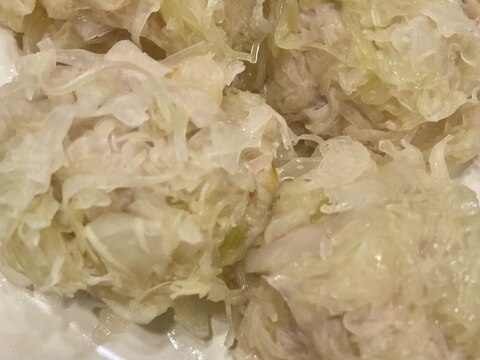 簡単★ふんわり皮キャベツのコーンシュウマイ♪